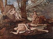 Nicolas Poussin Echo and Narcissus oil painting artist